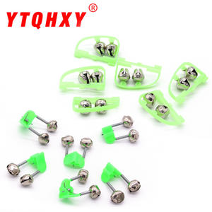 XY-549 Bow Shaped Alarm <b>Bell</b> Clip On 5.7g 7g Double <b>Bell</b> Stainless Steel Mechanical Ocean Rock Fishing Tackle Accessory - Product Image 3