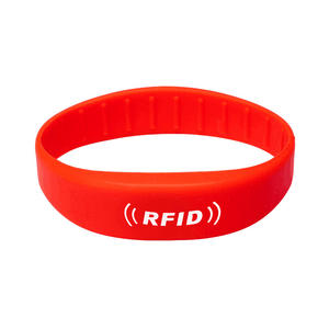 Pulsera <span class=keywords><strong>RFID</strong></span> de Silicona Personalizable de 125KHz, Brazalete <span class=keywords><strong>RFID</strong></span> de Goma TK4100 para Control de Acceso - Product Image 3