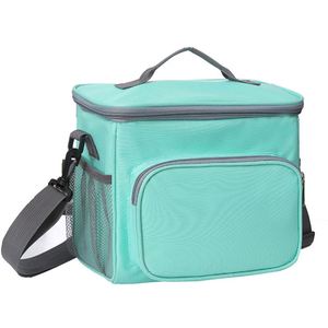 Custom Portable <b>Adult</b> <b>Lunch</b> <b>Box</b> Large Insulated Cooler Tote Bag Zipper Closure Waterproof for Men Women Kids Made Polyester for - Product Image 3