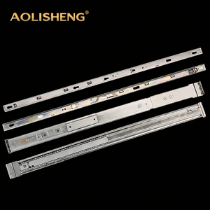 Glissières de tiroir de rack de serveur à extension complète AOLISHENG, robustes, pour armoires de données - Product Image 1