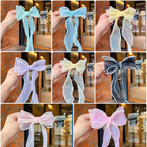 دبوس شعر مضفر للفتيات بشريط طويل للأميرة الصغيرة إكسسوارات شعر صيفية للفتيات - Product Image 6