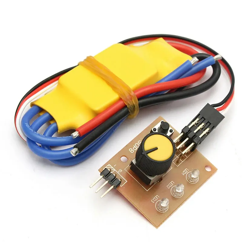 custom 360W 30A High-Power 12V DC 3-phase Brushless Motor Speed Control PWM Controller