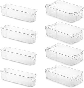 Wholesale Space-Saving Plastic Fridge Organizer <strong>Kitchen</strong> <strong>Storage</strong> <strong>Boxes</strong> &amp; Bins Refrigerator Organizer Bin - Product Image 2