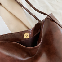 Sac à main de bureau de luxe grande capacité pour femmes, sac fourre-tout en cuir PU de haute qualité avec fermeture éclair, neuf pour femmes