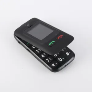 3g MTK Flip Phone GSM Big button Dual Screen Cellular Fold Mobile Phone FM BT For Elder SOS 2.4" Cellphone