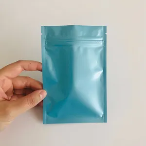 Customizable printing deodorant bag matte gloss wholesale jewelry small packaging polyester film zipper bag