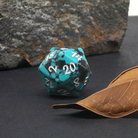 2025 usine fabricants de gros dés en pierre personnalisés D20 jeu de dés D20 pour les jeux de donjons et dragons de table