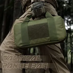 حقيبة بندقية مجموعة تكتيكية حقيبة حمل ذخوة محمولة لينة مبطن حافظة أدوات الصيد EDC حقيبة يد