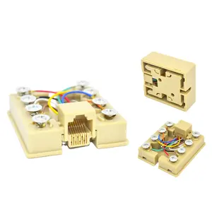 RJ45 8Pin Connection Box Single Port Network Outlet Box