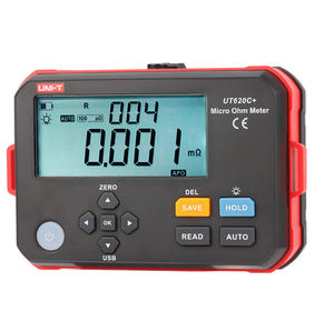 UNI-T UT620C + Micro-ohmímetro para testes e manutenção de grandes equipamentos de Micro-ohm para Mega-ohm na Ásia e América do Sul - Product Image 5