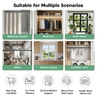 ARODDY 1300+ clients mondiaux, tringles à rideaux robustes sur mesure de 47,2 à 74,8 pouces, couleur personnalisée, vente en gros, tringle à rideaux à tension sans perçage pour fenêtres