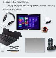 Laptop y Tablet PC 2 en 1 de 10.1 Pulgadas con Procesador Intel Cherry Trail Z8350, Windows 10, Nueva Pantalla IPS y Teclado