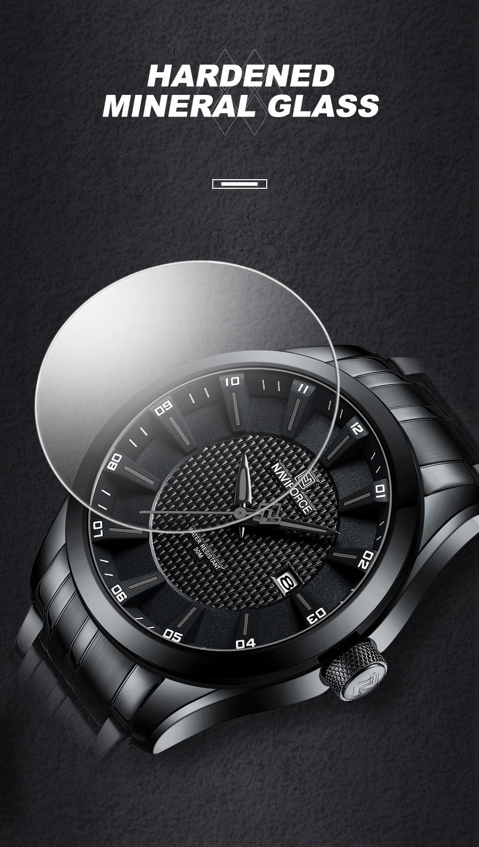 Wholesale Naviforce 8032 Gold Men's Watches Luxury Sports