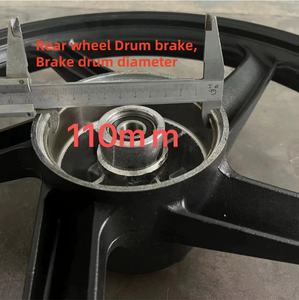 Jantes de moto CG125 Supermoto 1.4*18/1.6*17 en alliage d'aluminium, état neuf, autres systèmes de carrosserie - Product Image 6