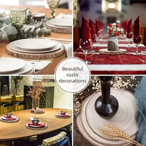 Bán Buôn Vòng Tự Nhiên Trẻ Em dang dở DIY Thủ Công Mỹ Nghệ Giáng Sinh Trang Trí Đám Cưới Đồ Trang Trí Bằng Gỗ Lát Cho Centerpieces - Product Image 3