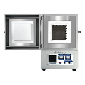 Компактная мини-муфельная печь 1200C для обжига керамики, нагревательное оборудование для лабораторий и гончарных мастерских, сертифицировано CE, 16 кВт, 1 год гарантии GWL - Product Image 2