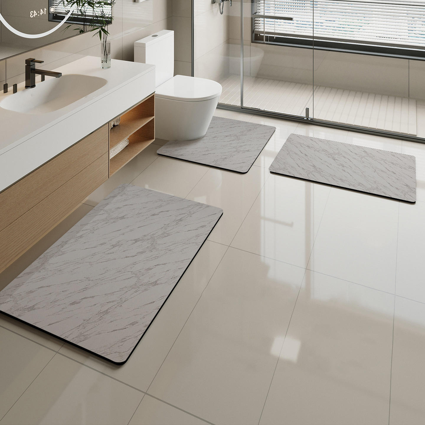 Nuage de marbre gris