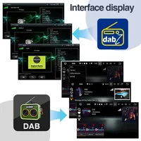 Récepteur de signal numérique DAB + Box de voiture Récepteur DAB + Antenne Interface USB pour l'Europe Unité principale Android Radio de voiture Diffusion Stéréo