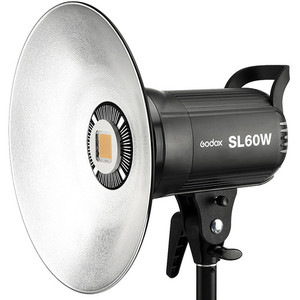 Lumière vidéo LED SL-60W CRI 95+ <span class=keywords><strong>SL60W</strong></span> Version blanche 5600K 60W avec monture Bowens - Product Image 1