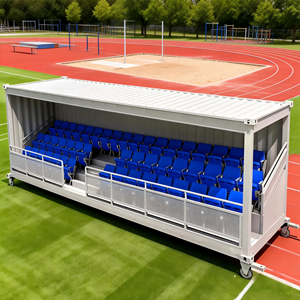 Gradins pliables en gros, sièges portables pour événements en plein air, écoles, zones de construction - Product Image 1