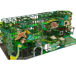 Centre de jeux intérieur personnalisé pour enfants, thème forêt et jungle, équipement de terrain de jeu multi-niveaux pour hôtel et restaurant - Product Image 6