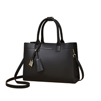 Sac à main vintage en cuir PU avec décorations de cadenas pour femme, sac à bandoulière détachable