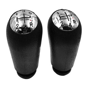 หัวเกียร์รถยนต์หนังสีดำ 5 สปีด สำหรับเรโนลต์ ดีไซน์ตามหลักสรีรศาสตร์ - Product Image 2