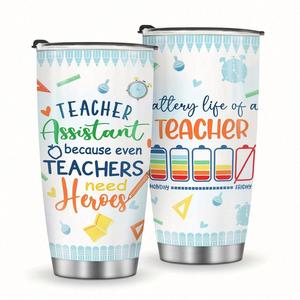 El Mejor Regalo para Enfermeras, Día del Enfermero, Taza Termo de Acero Inoxidable 304 de Doble Pared de 20oz con Aislamiento al Vacío, Ecológica, con Información Nutricional - Product Image 5