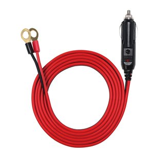 Adattatore per accendisigari per auto 12V fuso 10A con cavo di prolunga O Connect terminale a 2 anelli - Product Image 4