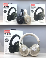 Casque audio sans fil Bluetooth stéréo ANC noir, avec charge Type-C, pour jeux et bureau