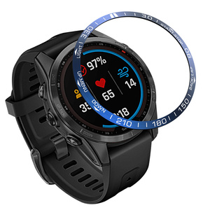 แหวนครอบสำหรับ <span class=keywords><strong>Garmin</strong></span> <span class=keywords><strong>Fenix</strong></span> 7 7X <span class=keywords><strong>Solar</strong></span> 6X <span class=keywords><strong>6</strong></span> <span class=keywords><strong>Pro</strong></span> 5 5X Plus กรอบโลหะ ป้องกันรอยขีดข่วน อุปกรณ์เสริม - Product Image 1