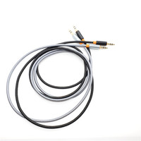 Nylon 1M 3FT 3.5mm JACK AUX CORDON AUXILIAIRE 3.5 MM mâle à mâle adaptateur de câble Audio stéréo pour PC iPod MP3 CAR téléphone portable