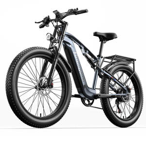 Vélo de montagne Shengmilo MX05 avec batterie 48V17.5AH, fourche avant double suspension en aluminium, phares à faisceau haut/bas - Product Image 1