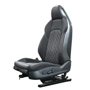 Assento de carro de luxo esportivo para corrida, tampa personalizada de painel de fibra de carbono em couro para audi a3 a4 a5 a6 a7 q3 q5 q7 q8