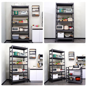 חנות מכולת אחסון מדפים מתכת לאחסון מדפים מתכת לאחסון יחידות מדף לעמוד יחידות סופרמרקט אור מדפים - Product Image 6