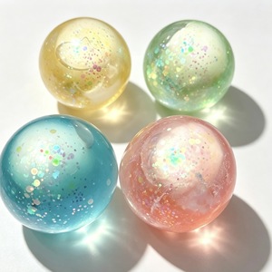 Pelota Antiestrés de Cristal Brillante de 6 cm, Hecha a Mano, de Compresión Lenta, para Aliviar el Estrés - Product Image 2