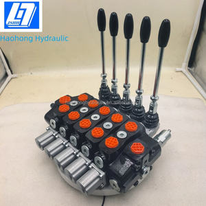 90升/分钟5阀芯手动液压分段方向控制阀液压分配器 - Product Image 3