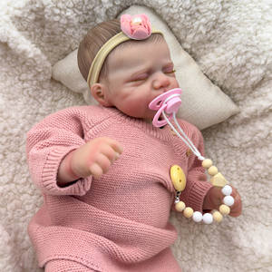 <span class=keywords><strong>Poupée</strong></span> bébé reborn Yeezwood mignonne de 49 cm, corps entier en silicone, jouet réaliste, bébé nouveau-né en silicone souple, <span class=keywords><strong>poupée</strong></span> reborn pour filles - Product Image 4