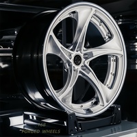168 Jantes de voiture forgées en 2 parties, tailles personnalisées de 16 à 26 pouces, 5x114.3 5x130 5x108 5x114.3 5x120 5x112 pour Mercedes Range Rover Audi