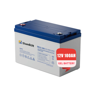 Sunkit PowerSafe <b>12V</b>/100Ah <b>Deep</b> <b>Cycle</b> <b>Battery</b> Sealed Lead Acid for Solar System & UPS Backup Power - Product Image 1