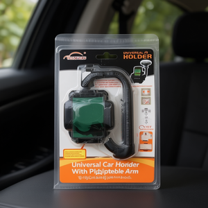Soporte Universal de Plástico con Ventosa para Coche, Brazo Ajustable y Rotación de 360 Grados para Teléfono, Tablet y GPS - Product Image 3