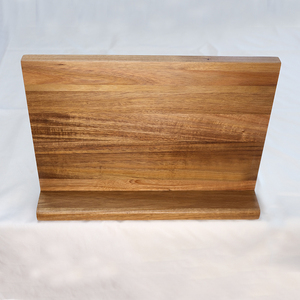 Porta coltelli in legno di Acacia portaoggetti multifunzione per cucina - Product Image 2