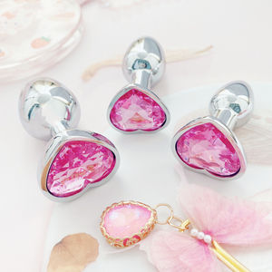 Hot Selling Waterproof <strong>Stainless</strong> <strong>Steel</strong> <strong>Anal</strong> Plug-Colorful Crystal Jewelry Inspired <strong>Sex</strong> <strong>Toy</strong> Real Touch Feeling for Men Women - Product Image 5