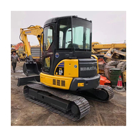 Günstige Verkauf gebrauchte Mini bagger Komatsu PC55MR 5.5Ton japanische PC56-7 gebrauchte Bagger zum Verkauf
