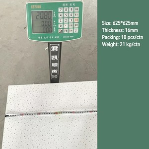 Dalles de plafond en fibres minérales ignifuges et acoustiques 625x625mm pour le marché latino-américain, idéales pour les bureaux, les écoles et les bâtiments commerciaux - Product Image 2