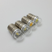 1W E10 miniature led ampoule mini e10 led lumière de noël ampoule ba9s 1.5V 2.5V 3V 6V 12V 24V 36V 48V 60V 72V 3-240V AC DC 230V