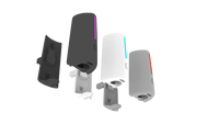 Diffuseur d'arômes de sortie d'air de voiture électrique rechargeable recommandé pour 30ml, batterie au lithium