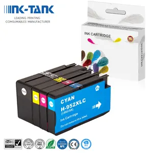 خرطوشة حبر ملون متوافقة مع INK-TANK طراز 952XL 956XL 952 956 XL لطابعات HP952 وHP956 وHP OfficeJet Pro 7740 8710 7720