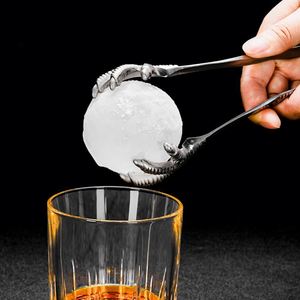 Custom Color Eagle Claw Shape Ice Cube <b>Tongs</b> SUS304 Stainless Steel Bartender <b>Serving</b> Ice Cube Sugar Clip Tool for Bar Hotel - Product Image 3