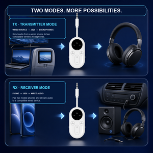 Émetteur-récepteur audio sans fil Bluetooth AUX 3,5 mm <span class=keywords><strong>Air</strong></span> Fly pour jusqu'à 2 <span class=keywords><strong>Air</strong></span> Pods, écouteurs sans fil, téléviseurs, <span class=keywords><strong>iPad</strong></span>, tablettes - Product Image 3